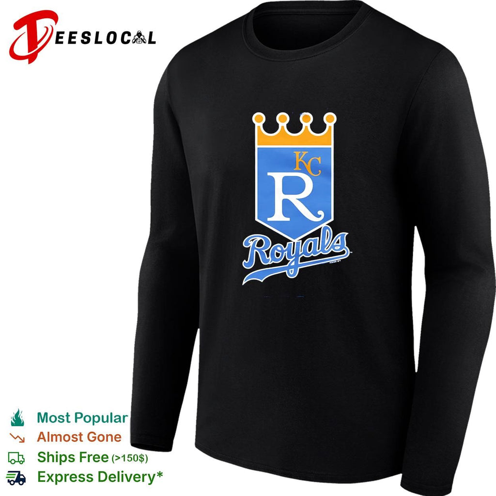 Kansas City Royals KC crown royal shield baseball logo vintage shirt