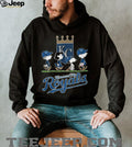 Kansas City Royals Peanuts Characters Baseball Shirt