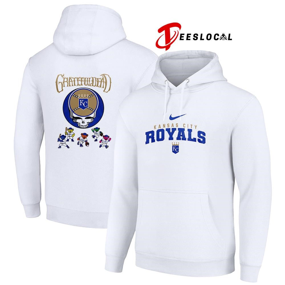 Kansas City Royals x Grateful Dead bear mascot shirt