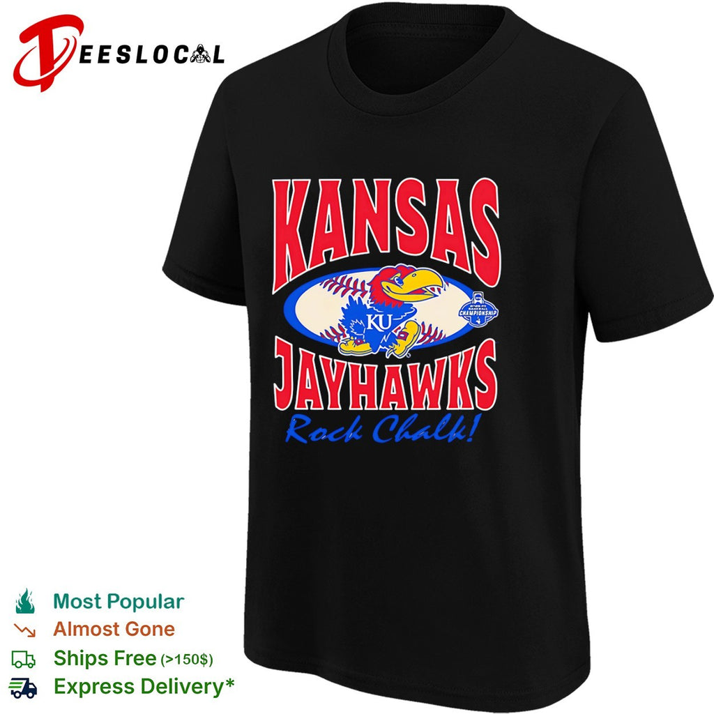 Kansas Jayhawks 2006 Baseball Championship Rock Chalk KU Jayhawk NCAA shirt