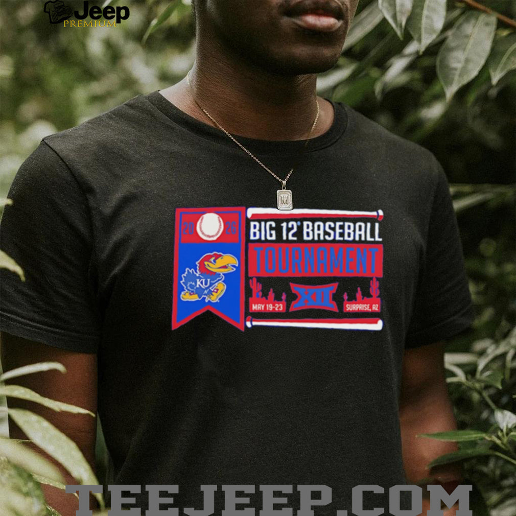Kansas Jayhawks 2026 Big 12 Baseball Tournament Graphic T shirt