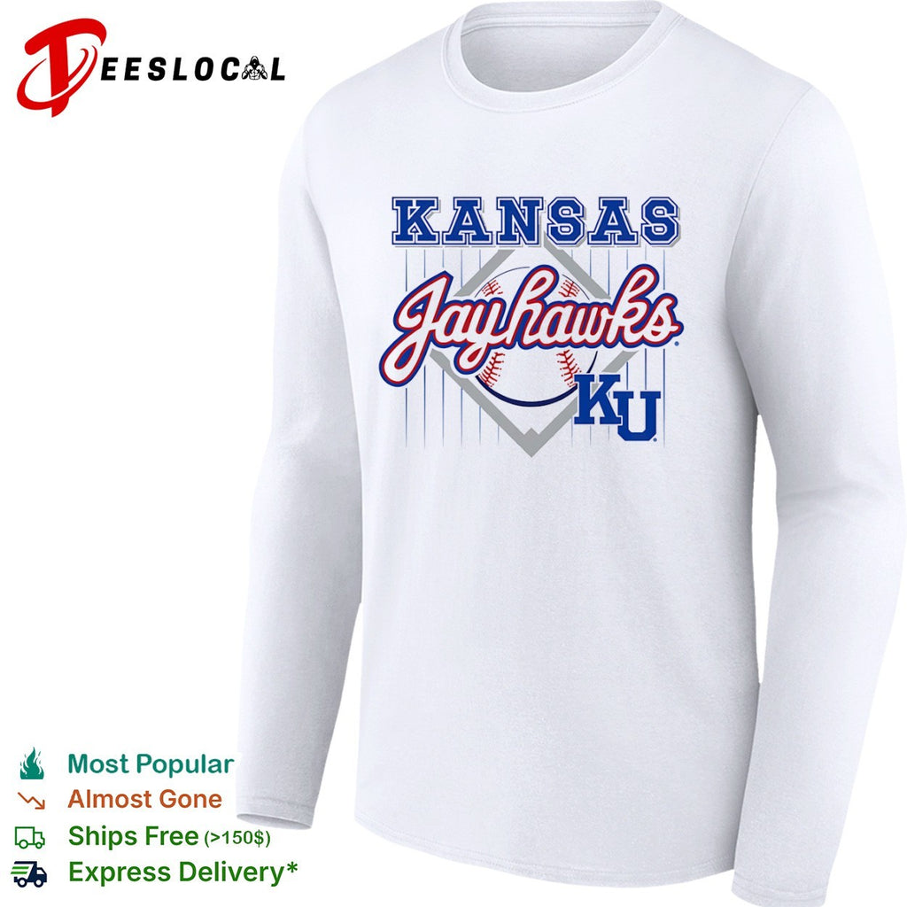 Kansas Jayhawks KU baseball logo team shirt