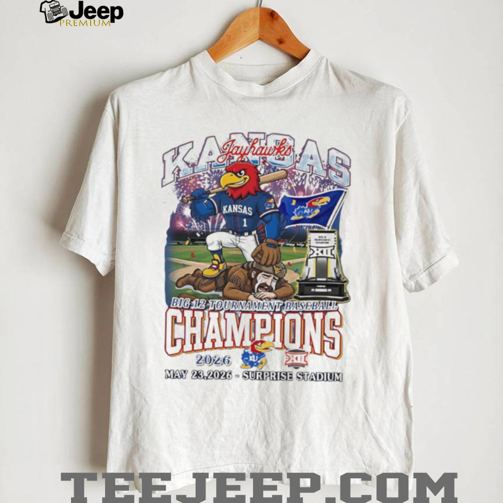 Kansas Jayhawks big 12 Tournament Baseball Champions May 23 2026 shirt