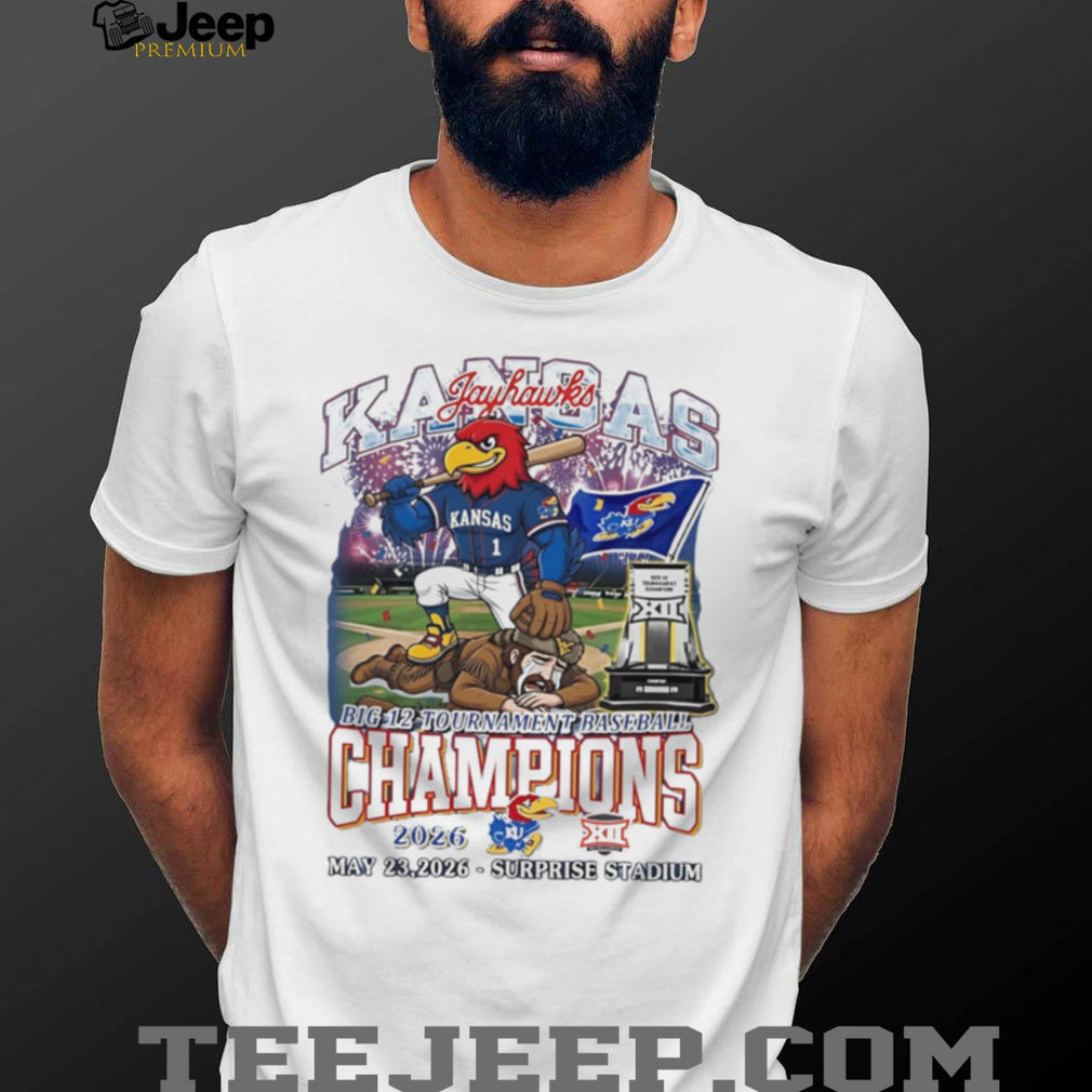 Kansas Jayhawks big 12 Tournament Baseball Champions May 23 2026 shirt
