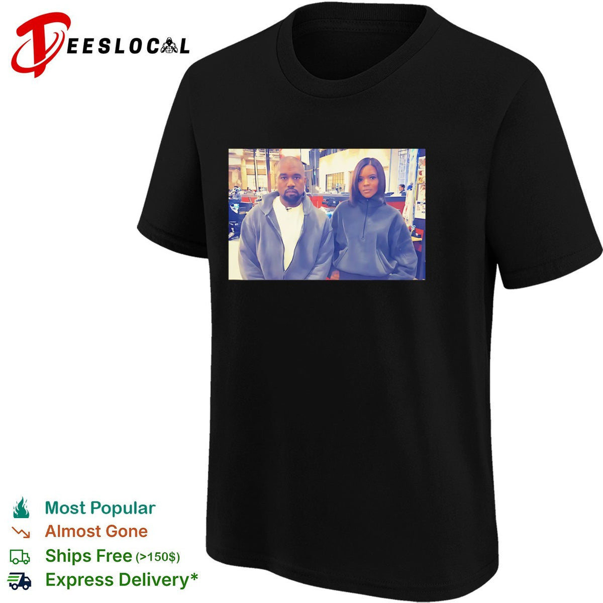 Kanye West and Candace Owens Black Lives Matter White Lives Matter Parody shirt