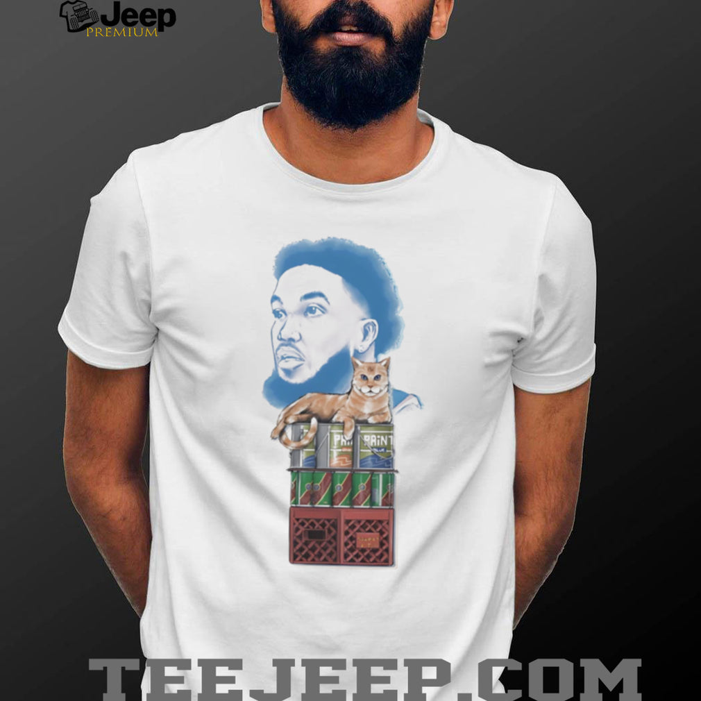 Karl Anthony Towns Cat Crate Graphic Basketball Fan Shirt