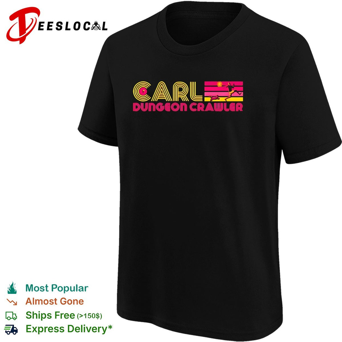 Karl Anthony Towns Minnesota Timberwolves Carl Dungeon Crawler parody retro shirt