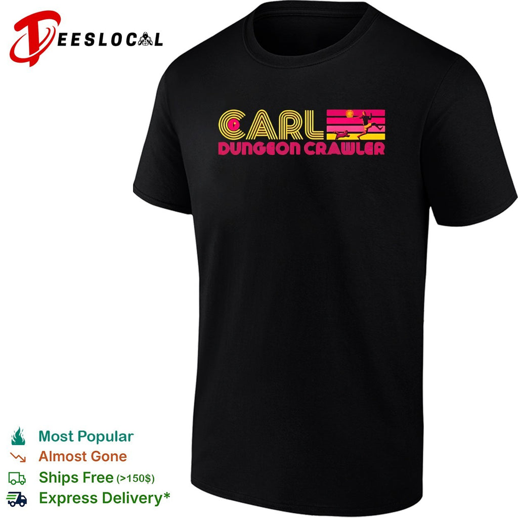 Karl Anthony Towns Minnesota Timberwolves Carl Dungeon Crawler parody retro shirt