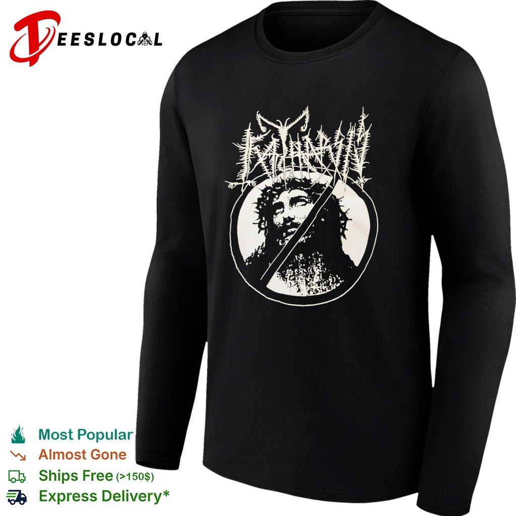 Katharsis Jesus Parody Music Metal Black Shirt