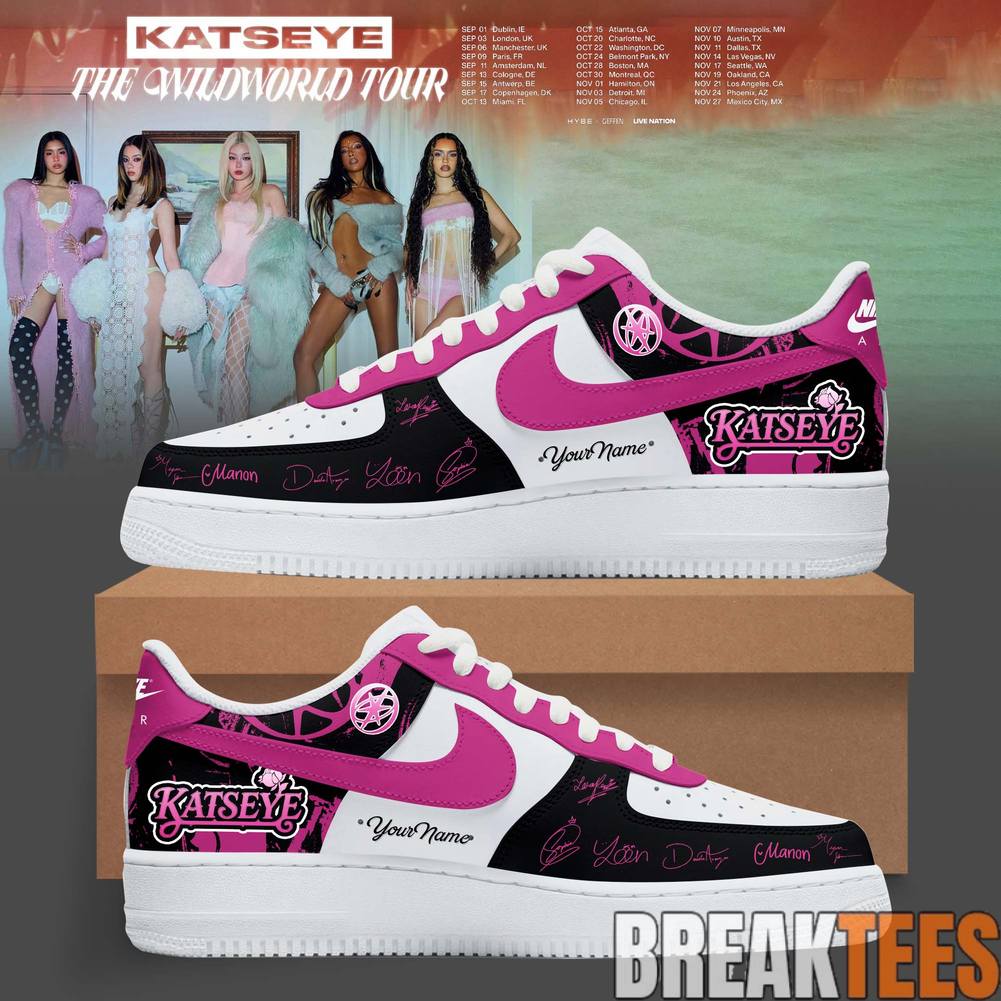 Katseye The Wildworld 2026 Tour Custom Air Force 1 Shoes