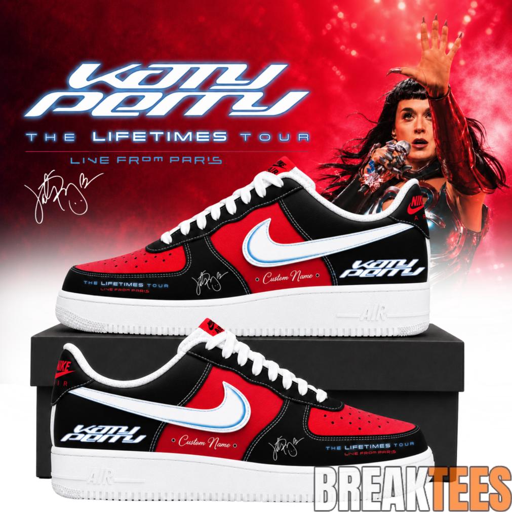 Katy Perry The Lifetimes Tour Live From Paris Air Force 1 Shoes
