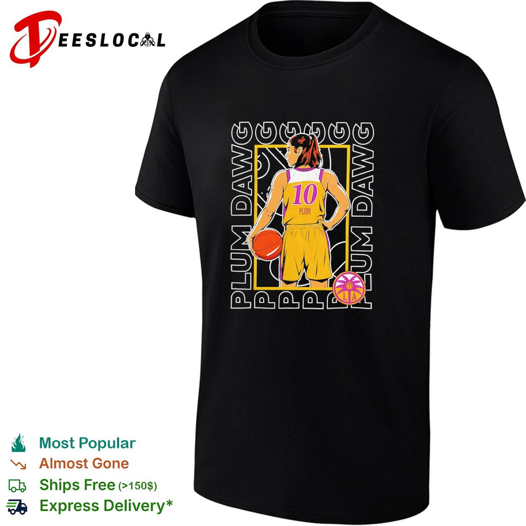Kelsey Plum Las Vegas Aces WNBA Plum Dawg shirt