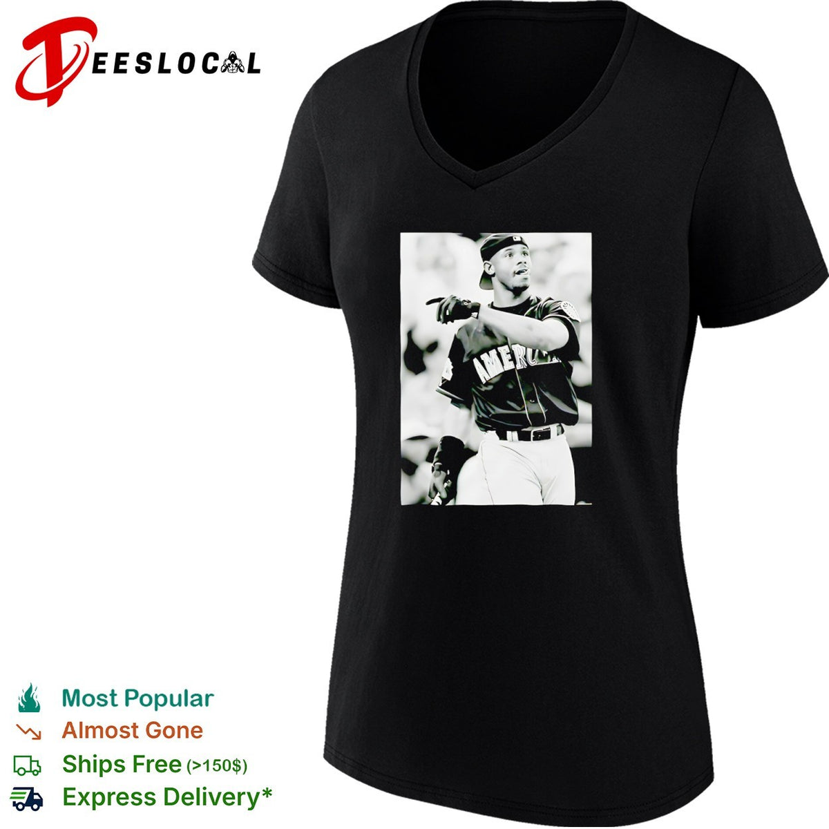 Ken Griffey Jr Seattle Mariners MLB American League All Star Game 1992 shirt