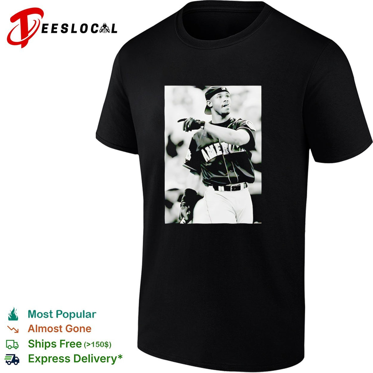 Ken Griffey Jr Seattle Mariners MLB American League All Star Game 1992 shirt