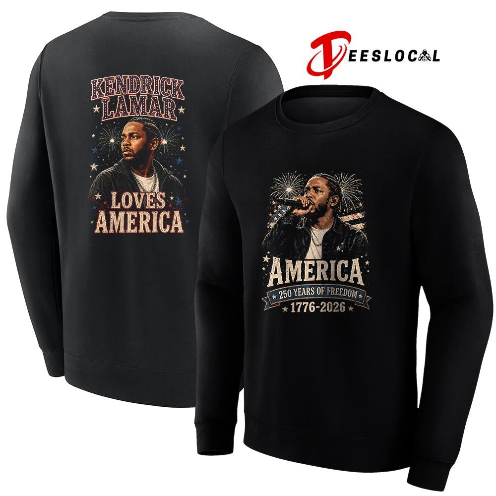 Kendrick Lamar America 250 years of freedom loves America shirt