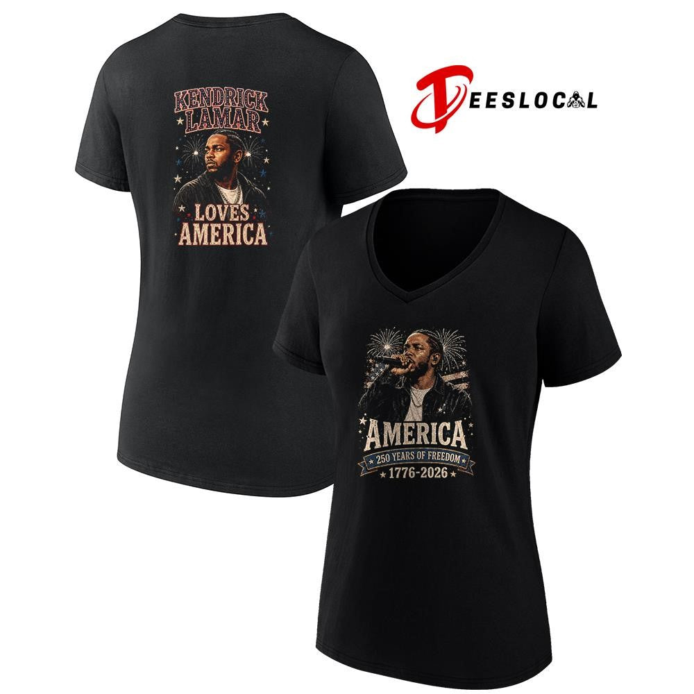 Kendrick Lamar America 250 years of freedom loves America shirt