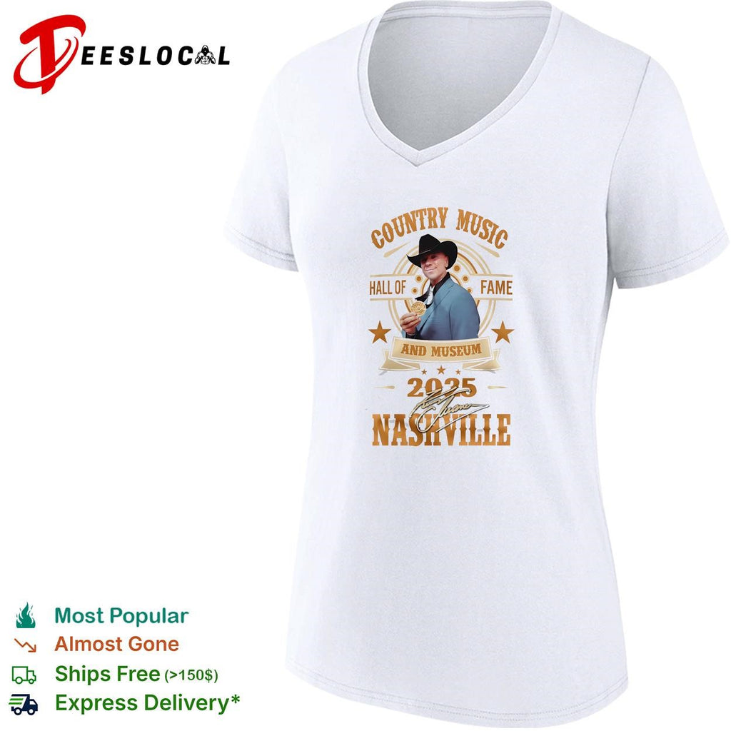 Kenny Chesney country music hall of fame and museum 2025 Nashville portrait shirt