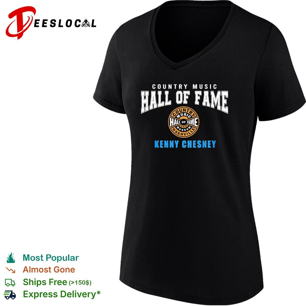 Kenny Chesney country music hall of fame badge shirt