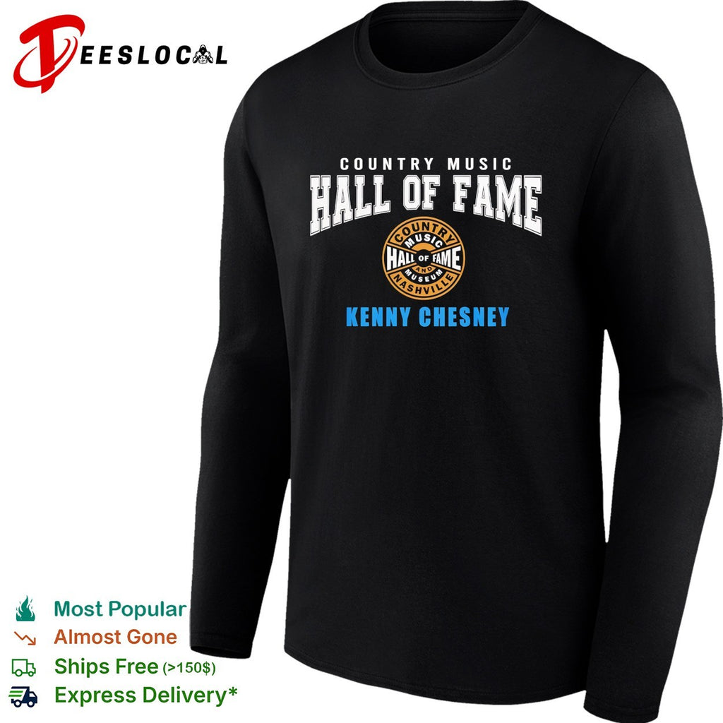Kenny Chesney country music hall of fame badge shirt