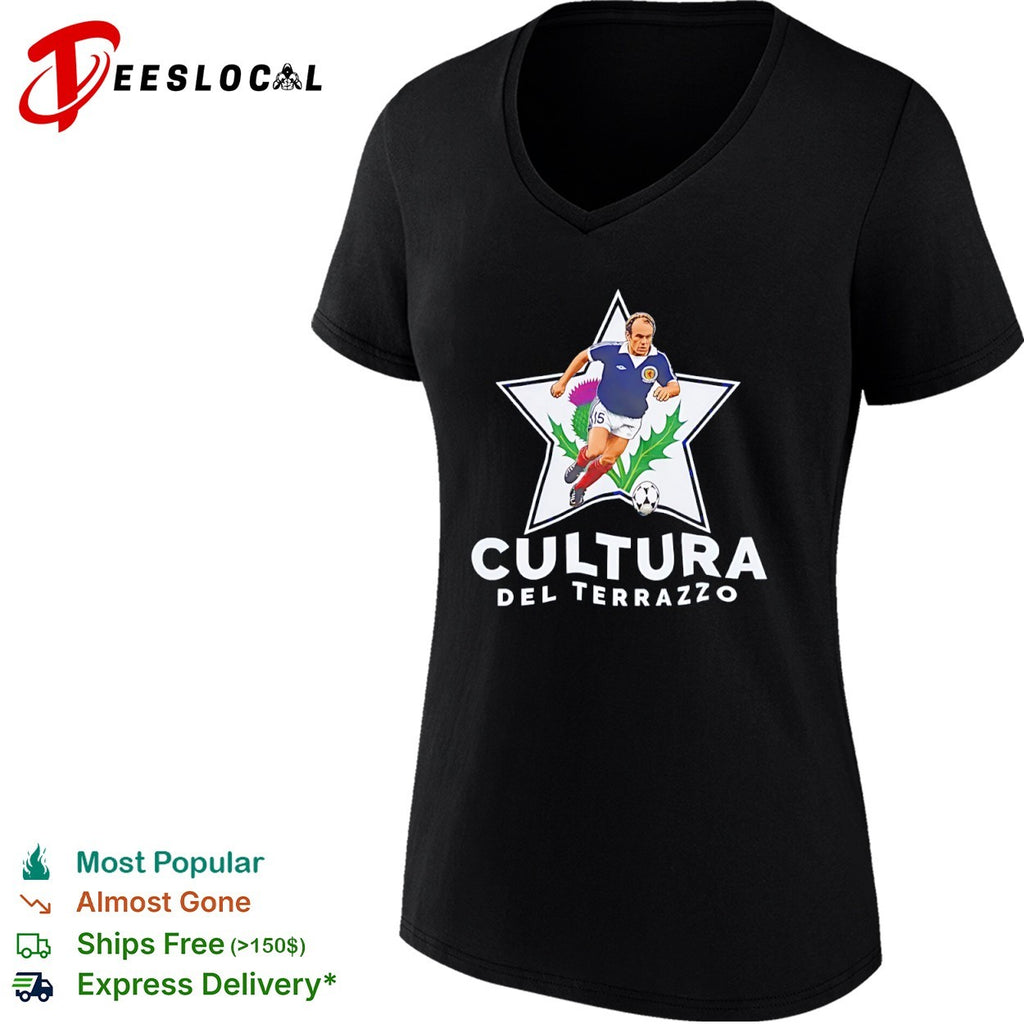 Kenny Dalglish Scotland National Team Cultura Del Terrazzo soccer shirt