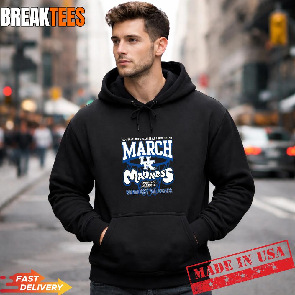 Kentucky Wildcats 2026 March Madness Basketball Champions Fan T-Shirt