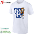 Kentucky Wildcats UK Logo with Scratch Mascot Retro Basketball Mascot Sports shirt