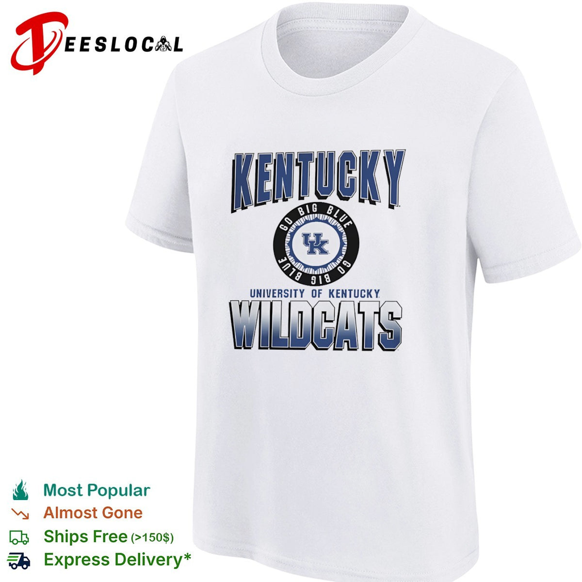 Kentucky Wildcats University of Kentucky Go Big Blue UK shirt
