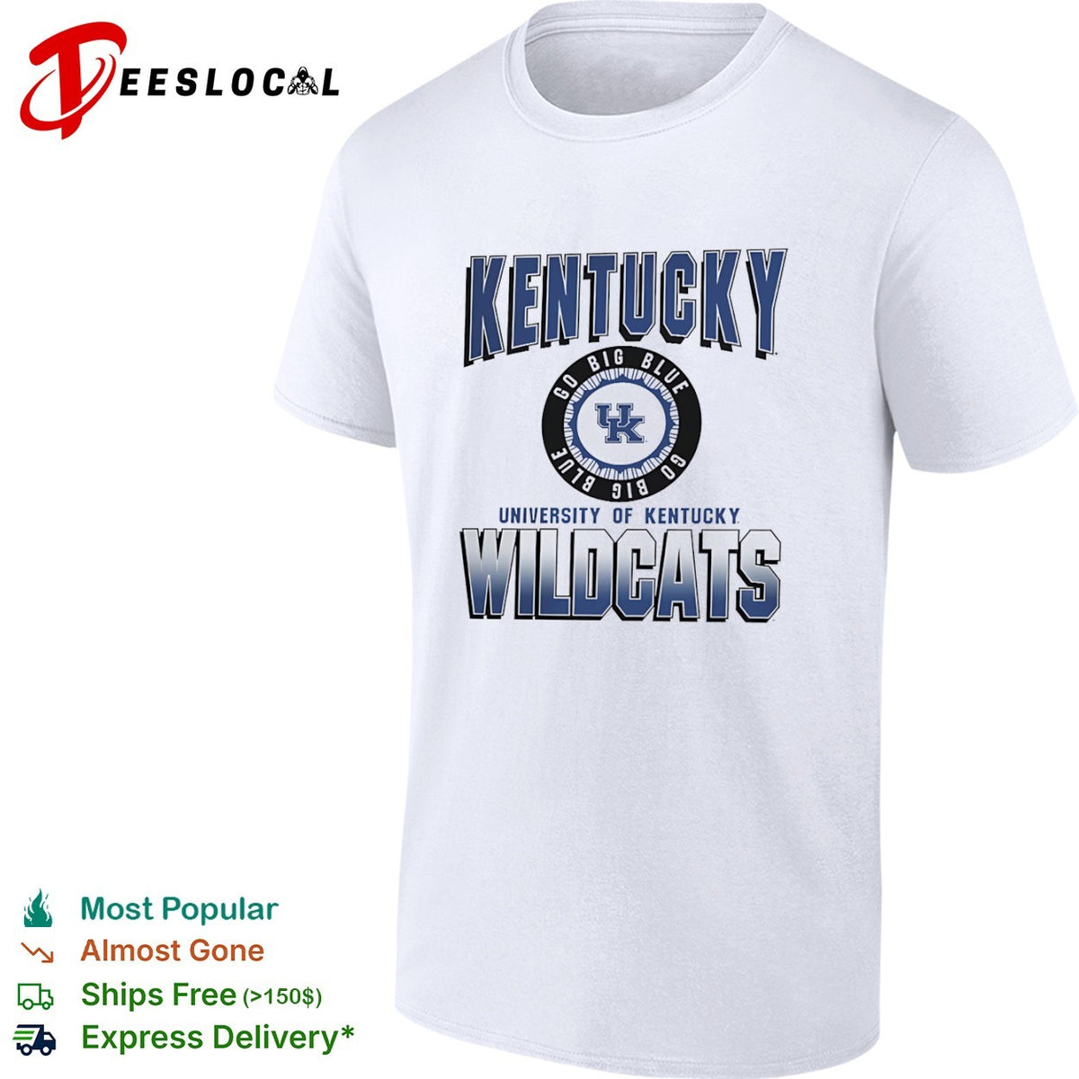 Kentucky Wildcats University of Kentucky Go Big Blue UK shirt