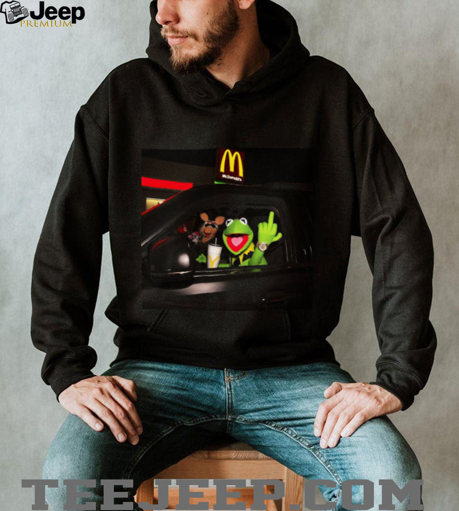 Kermit and Miss Piggy McDonald’s Drive Thru Attitude Graphic T Shirt