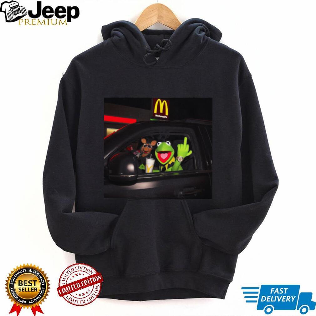 Kermit and Miss Piggy McDonald’s Drive Thru Attitude Graphic T Shirt