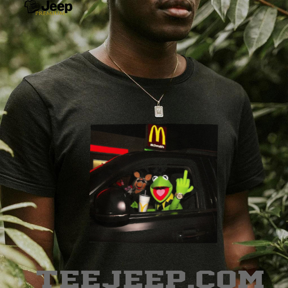 Kermit and Miss Piggy McDonald’s Drive Thru Attitude Graphic T Shirt