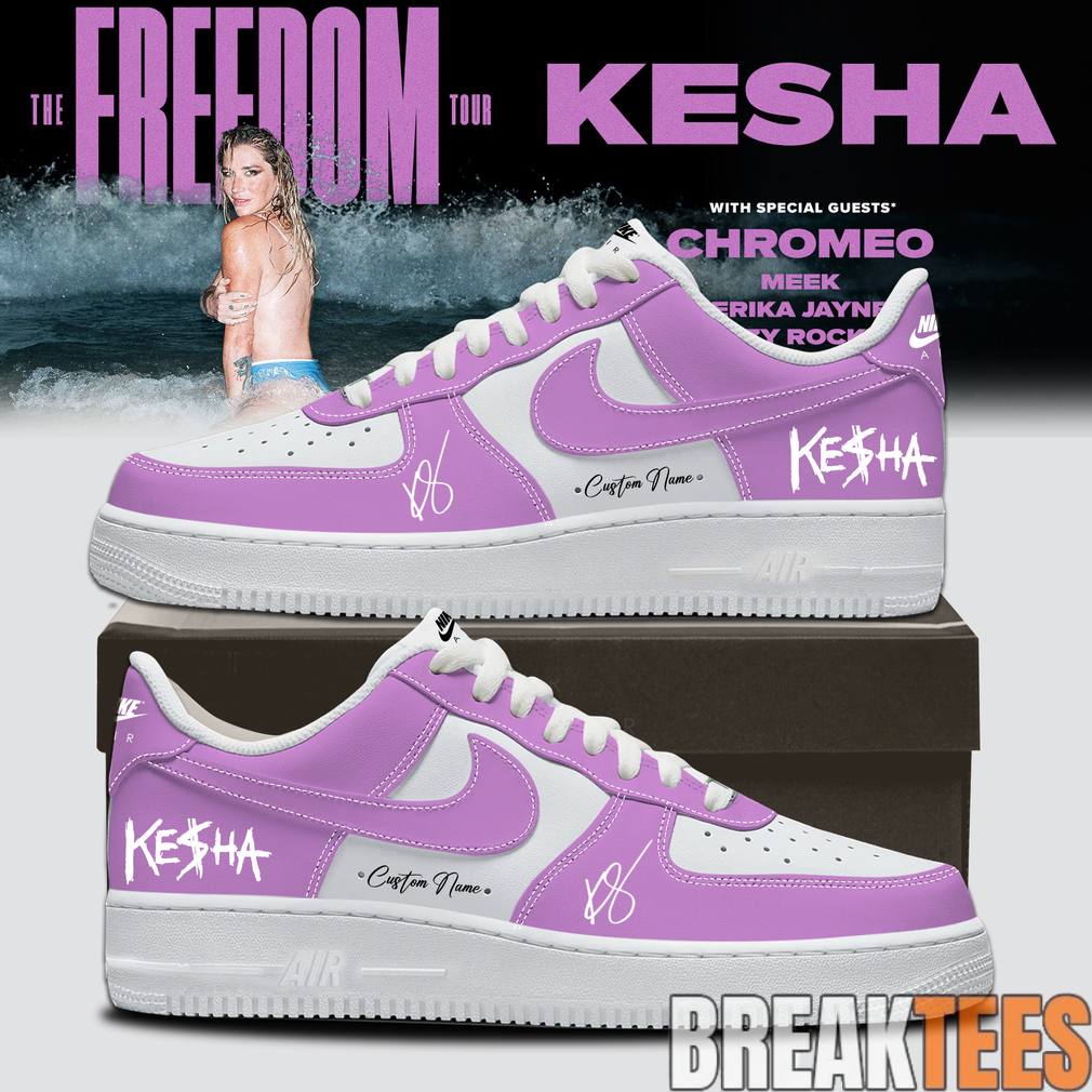 Kesha The Freedom Tour Custom AF1 Shoes
