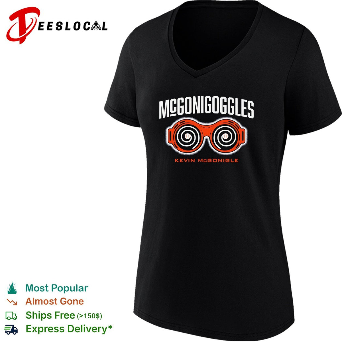 Kevin McGonigle Detroit Tigers baseball McGonigoggles shirt