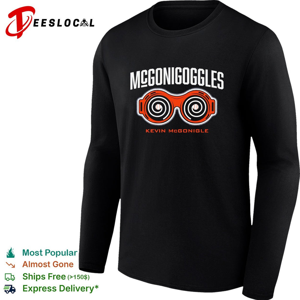 Kevin McGonigle Detroit Tigers baseball McGonigoggles shirt
