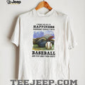 Key To Happiness Surround Yourself With Baseball And Stay Away From Idiots Shirt