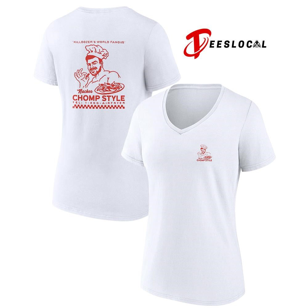 Killdozer’s world famous nachos chomp style graphic shirt