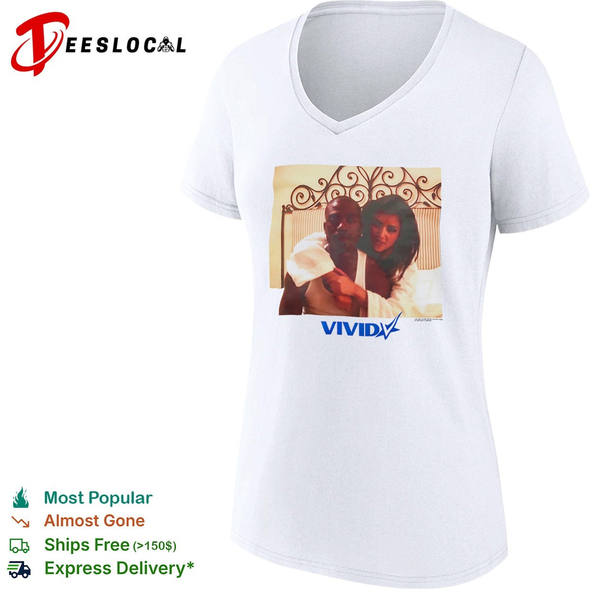 Kim Kardashian and Ray J Vivid shirt