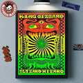 King Gizzard And The Lizard Wizard Berlin Germany 2025 Event Poster At Columbiahalle On November 10 2025 Home Decor Poster Canvas