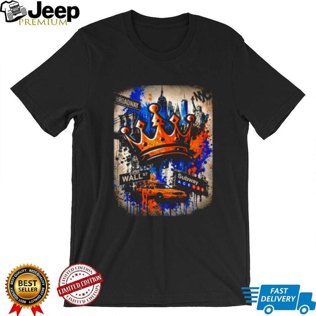 King of New Yowk graffiti style shirt