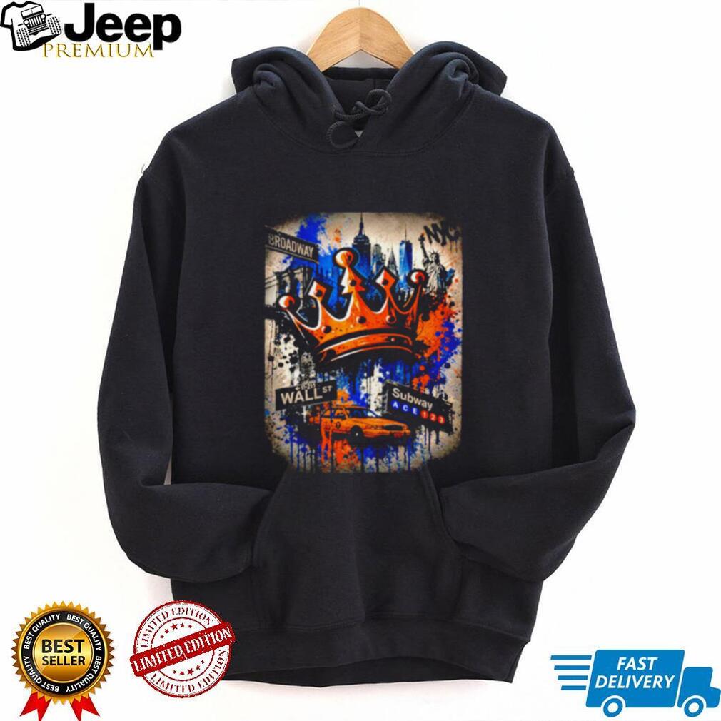King of New Yowk graffiti style shirt