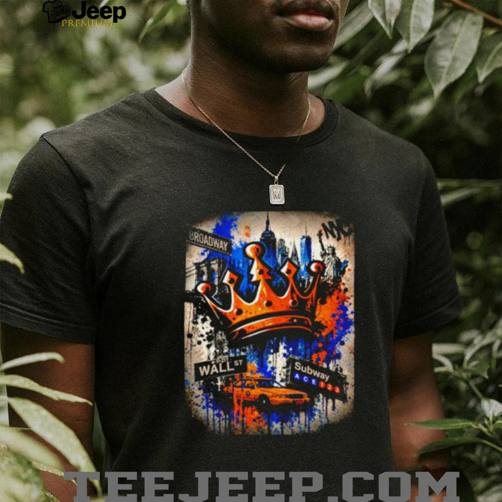 King of New Yowk graffiti style shirt
