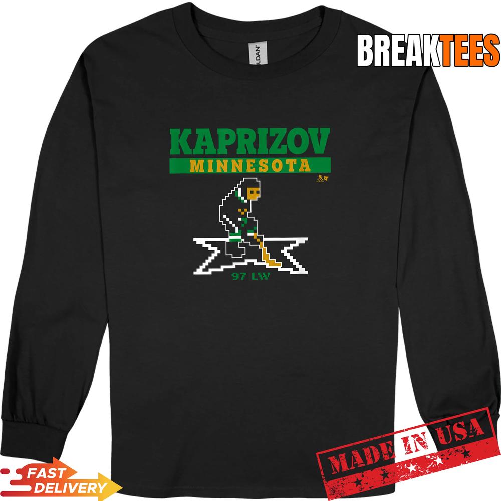 Kirill Kaprizov Minnesota Hockey Retro T-Shirt