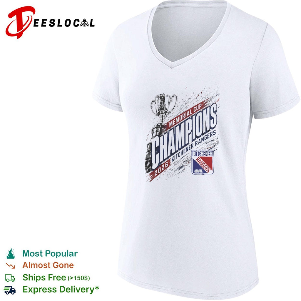 Kitchener Rangers Memorial Cup Champions 2026 logo shirt