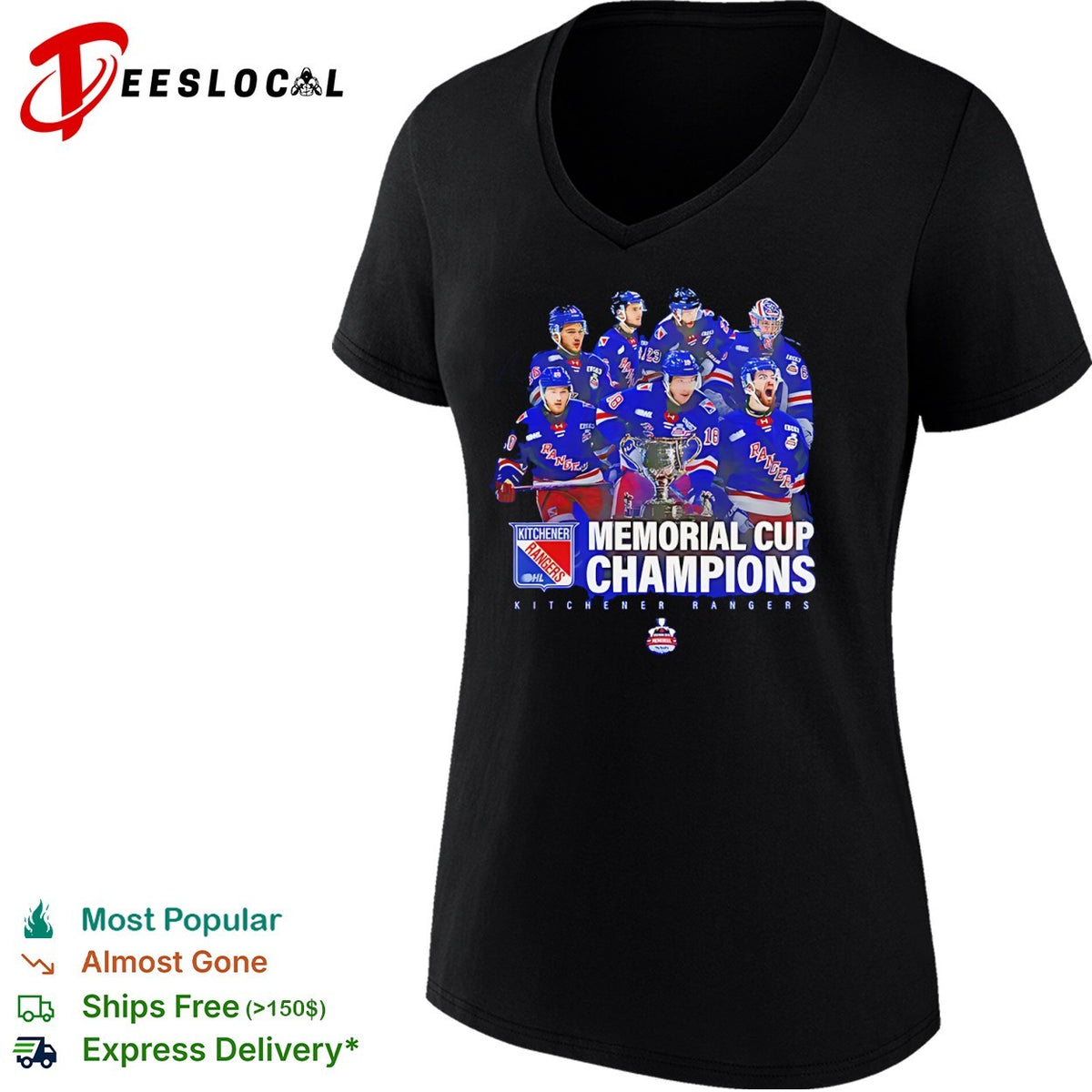 Kitchener Rangers Memorial Cup Champions team players OHL hockey shirt