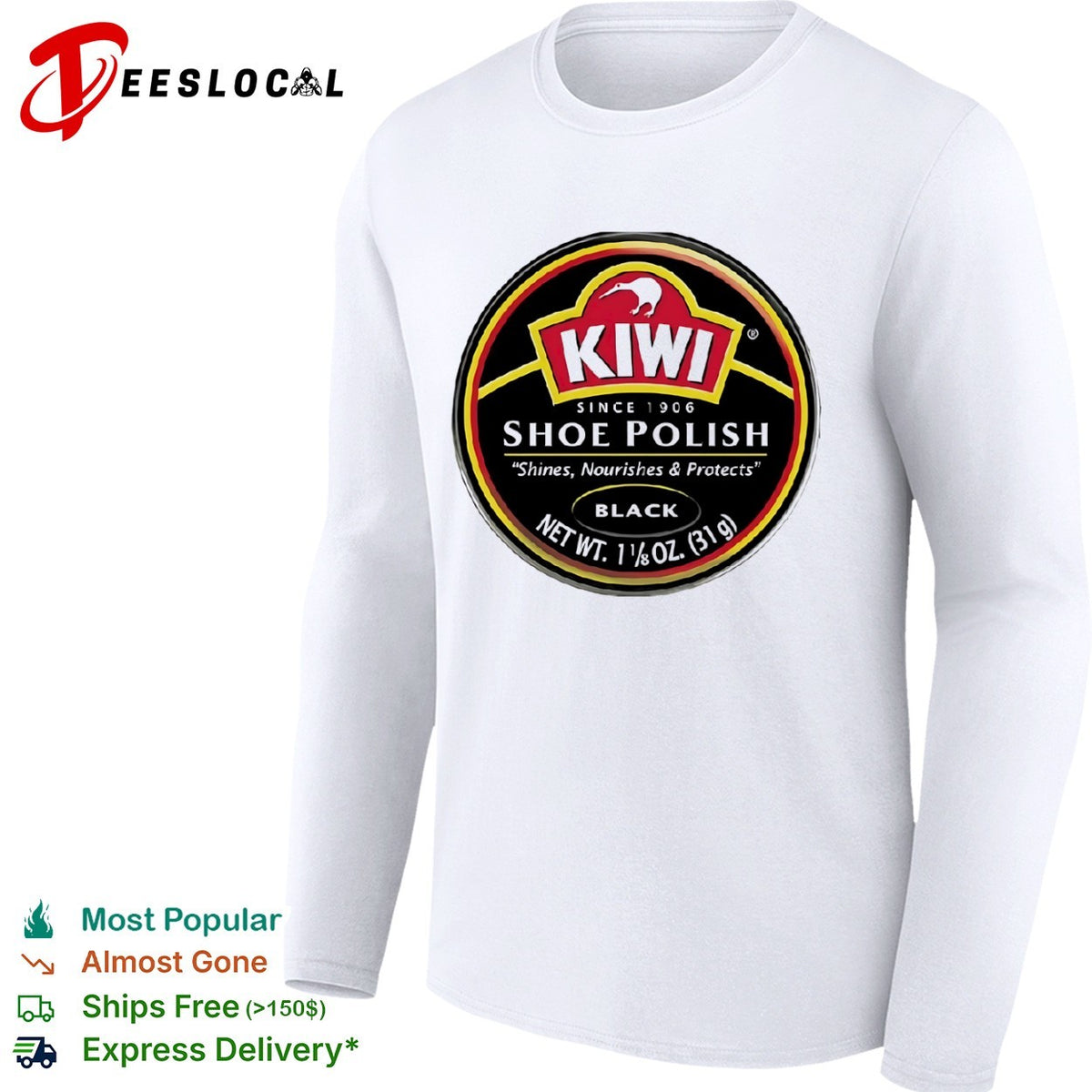 Kiwi Shoe Polish Since 1906 Shines Nourishes shirt