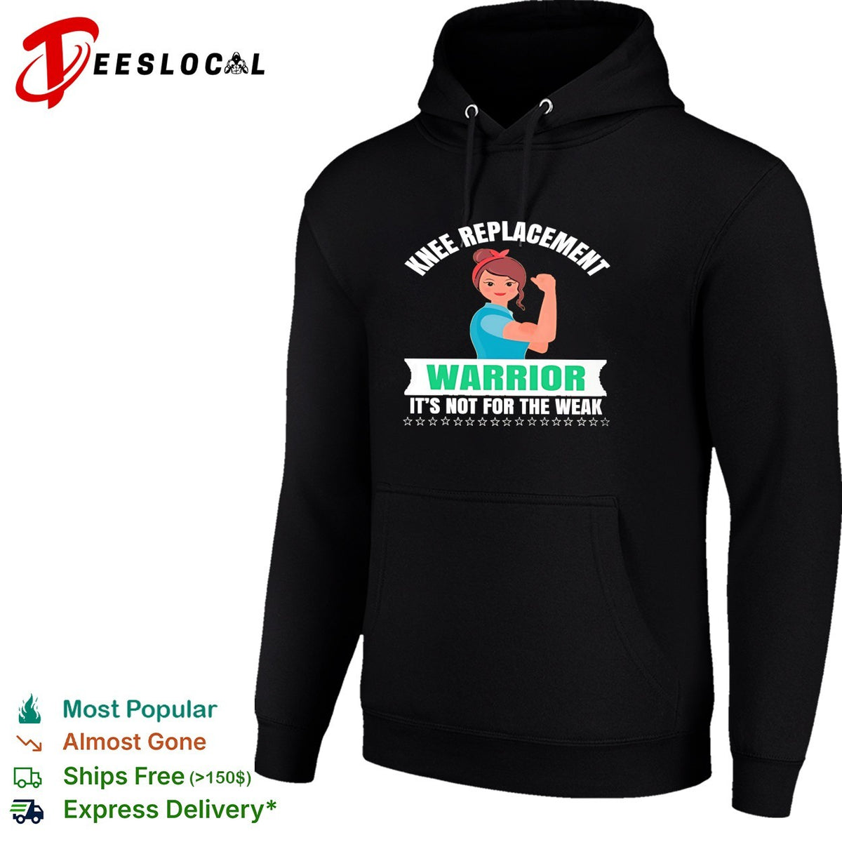 Knee replacement warrior it is not for the weak recovery surgery medical shirt