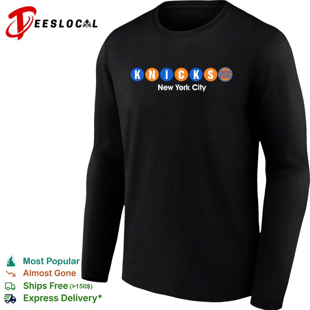 Knicks New York City Subway Logo NBA Basketball Team Shirt