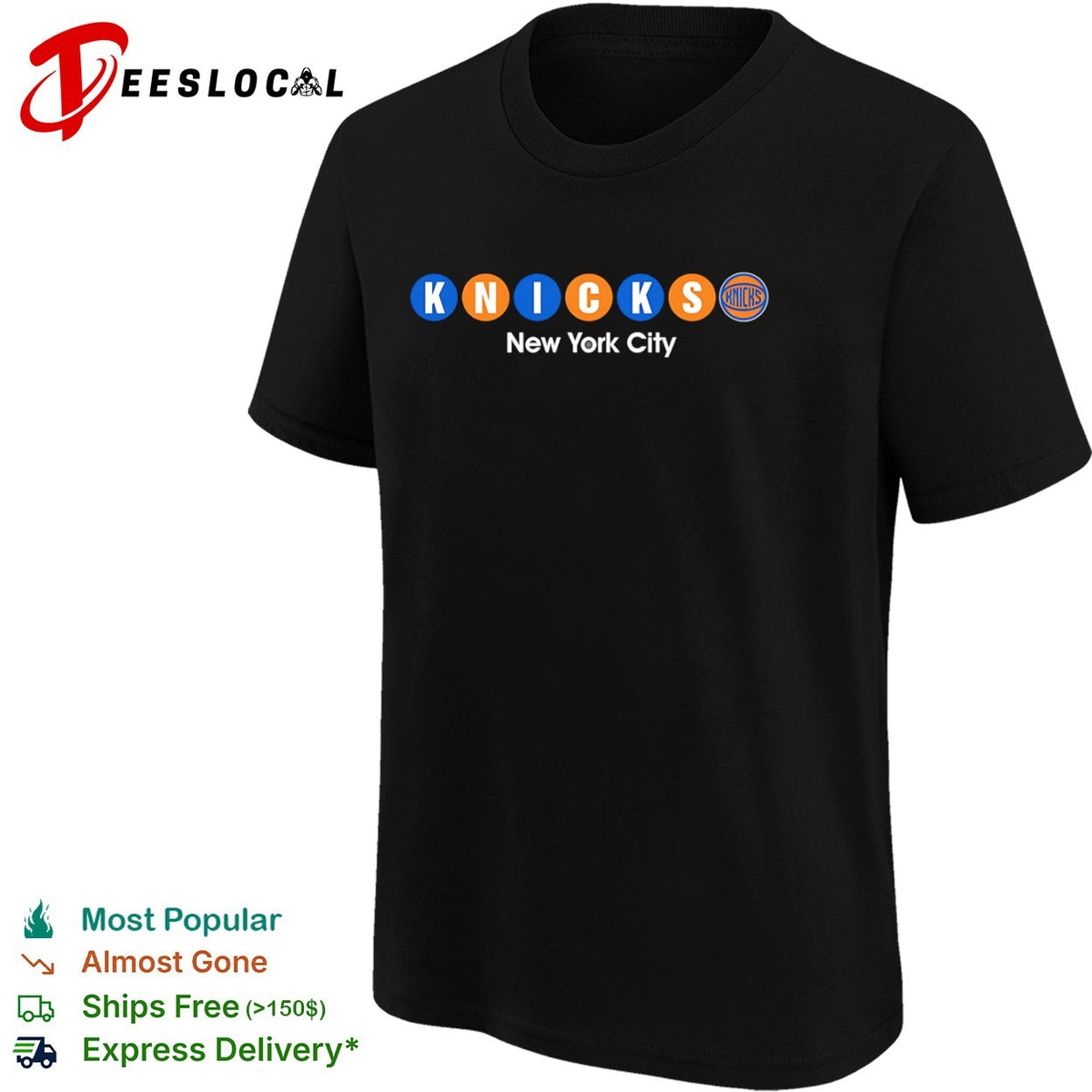 Knicks New York City Subway Logo NBA Basketball Team Shirt