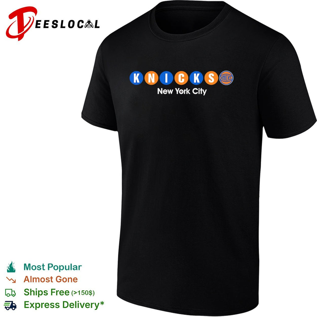 Knicks New York City Subway Logo NBA Basketball Team Shirt