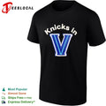 Knicks in V Villanova shirt